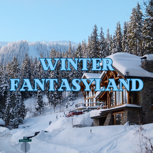 Top Treasures winter fantasyland themed Christmas Village