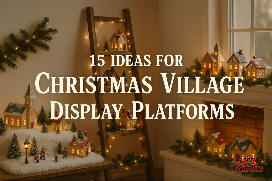 15 ideas for christmas village display platforms
