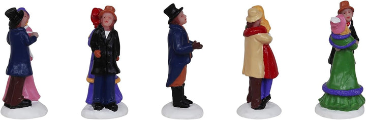 Set of 5 Dancers Christmas Village Figurines - Christmas Village Company