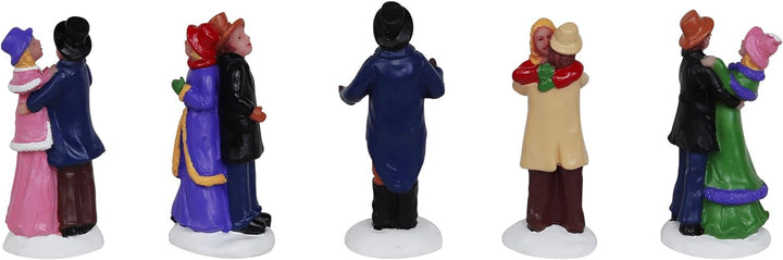 Set of 5 Dancers Christmas Village Figurines - Christmas Village Company