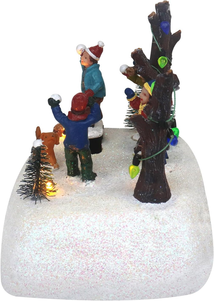 Christmas Snowball Fight - Christmas Village Company