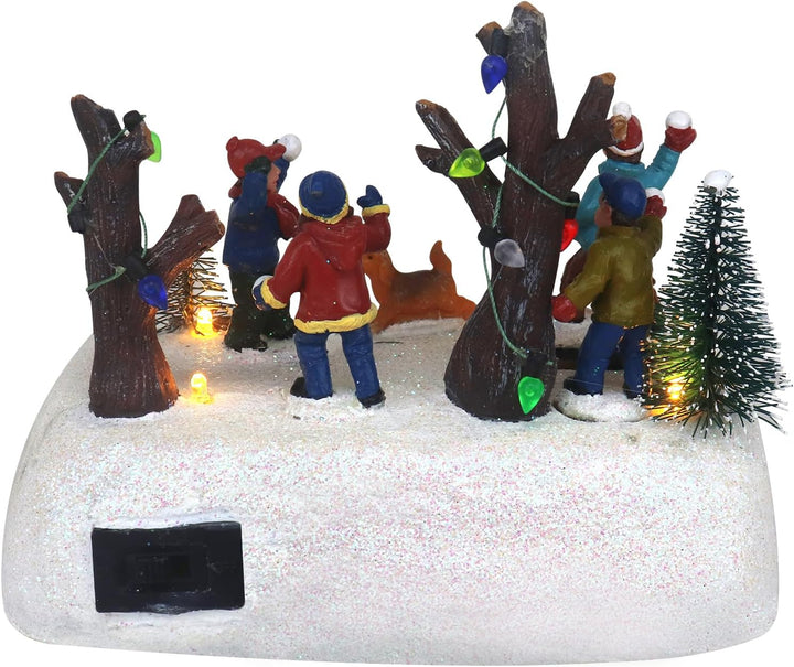 Christmas Snowball Fight - Christmas Village Company