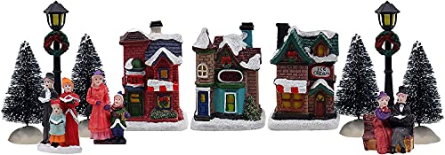 12 Piece Snow Village Set - Christmas Village Company