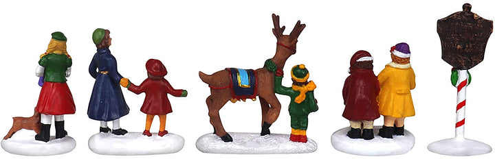 5 Piece Village Figurines Set - Christmas Village Company