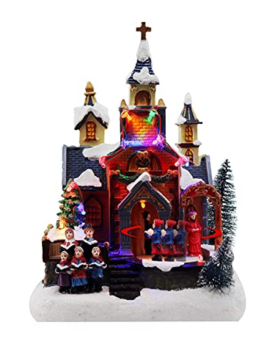 Christmas Church Scene - Christmas Village Company