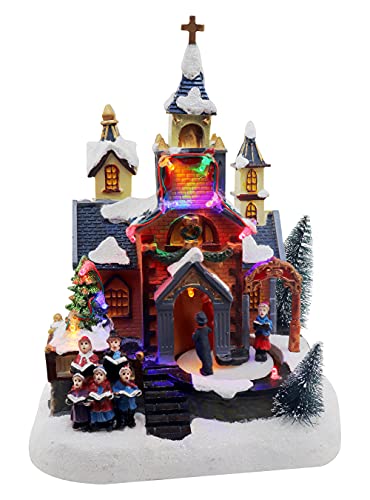 Christmas Church Scene - Christmas Village Company