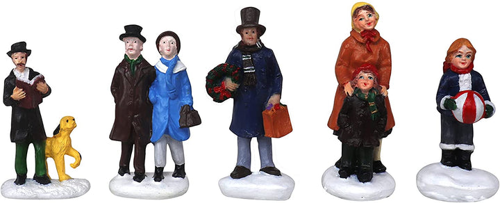 5 Piece Figurine Decoration Set - Christmas Village Company