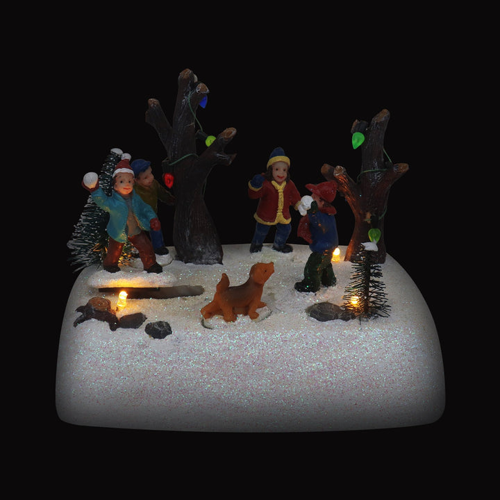 Christmas Snowball Fight - Christmas Village Company