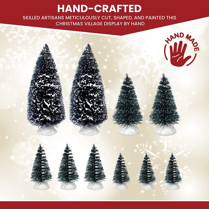 Set of 10 Christmas Trees Accessories - Christmas Village Company