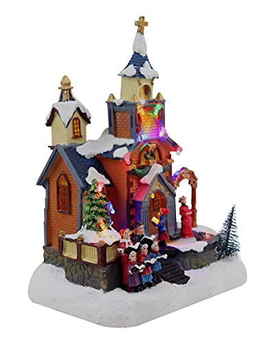 Christmas Church Scene - Christmas Village Company