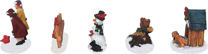 5 Piece  Figurine Decoration Set - Christmas Village Company