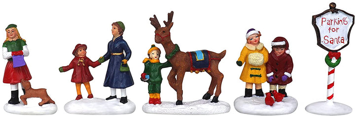 5 Piece Village Figurines Set - Christmas Village Company