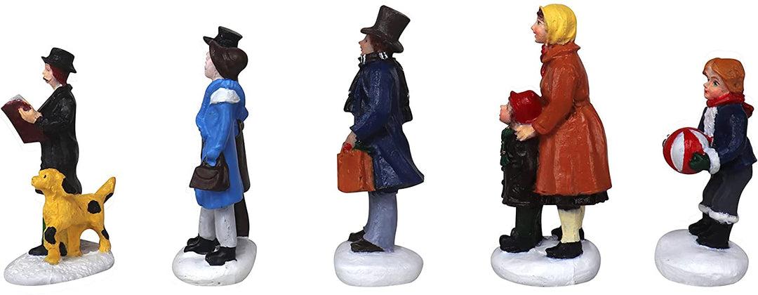 5 Piece Figurine Decoration Set - Christmas Village Company