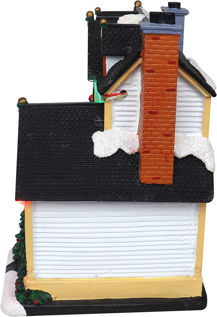 House with Snowman - Christmas Village Company