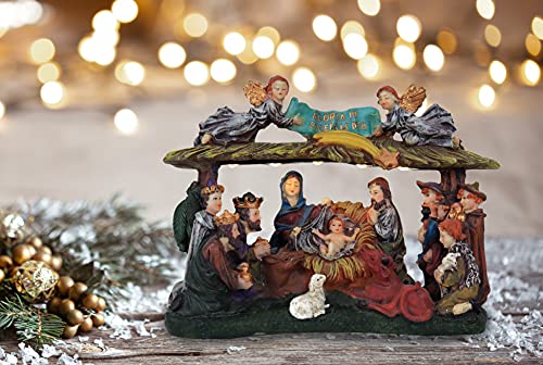 Lighted Christmas Village Nativity Scene - Christmas Village Company