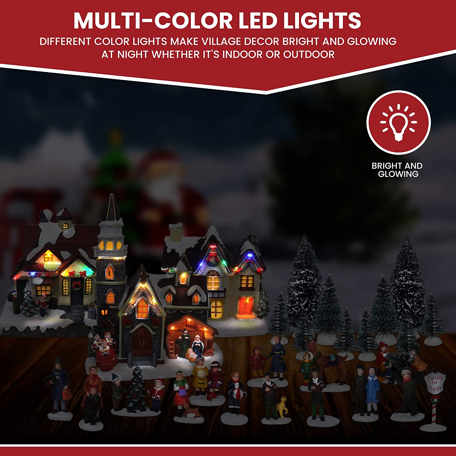 Set of 30 Christmas Village – Top Treasures