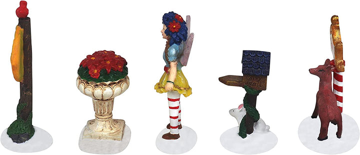 Set of 5 Fairytale Figurines - Christmas Village Company