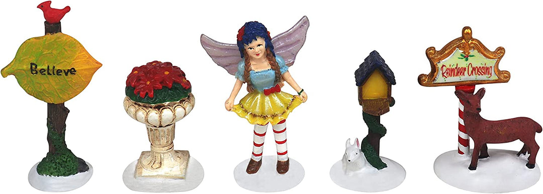 Set of 5 Fairytale Figurines - Christmas Village Company