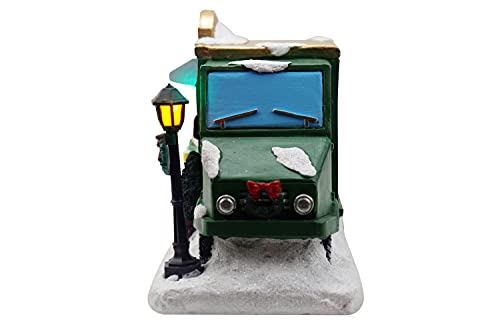 Lighted Ice Cream Truck Christmas Village - Christmas Village Company