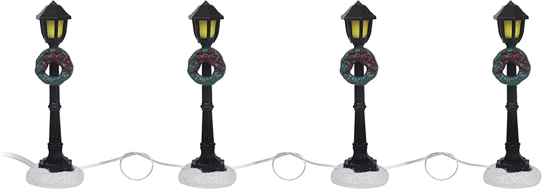 Set of 4 Lamp Post Accessories - Christmas Village Company