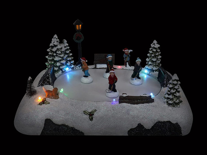 Hockey Skating Rink - Christmas Village Company
