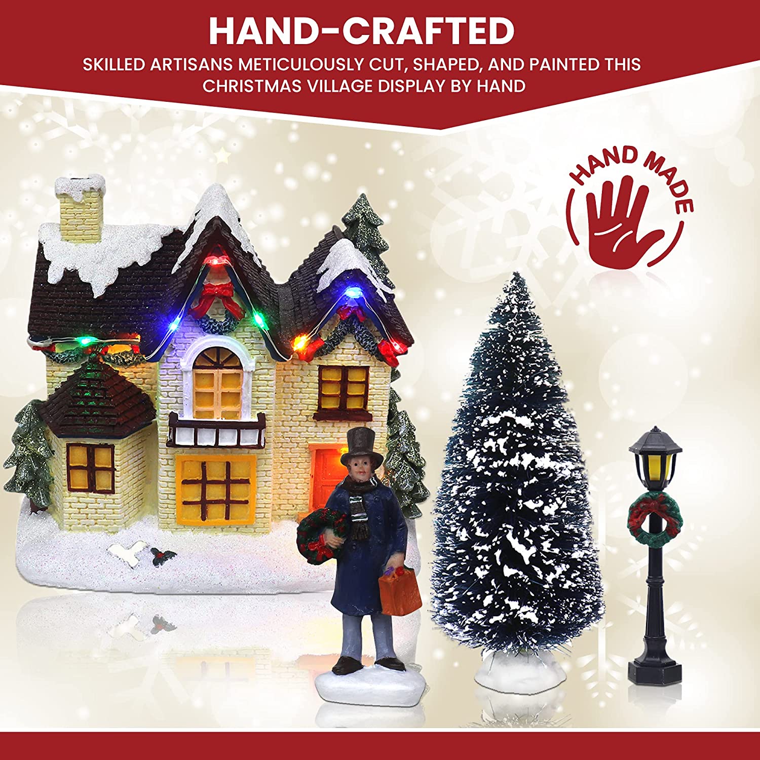 Set of 30 Christmas Village – Top Treasures