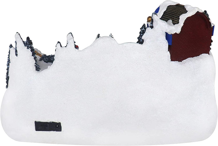 Ski Resort with Moving Skiers - Christmas Village Company