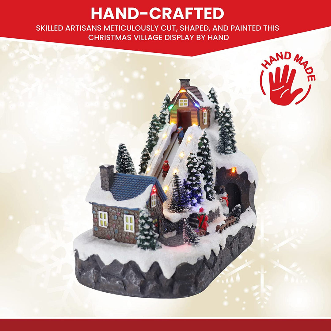 Sledding Down Hill - Christmas Village Company