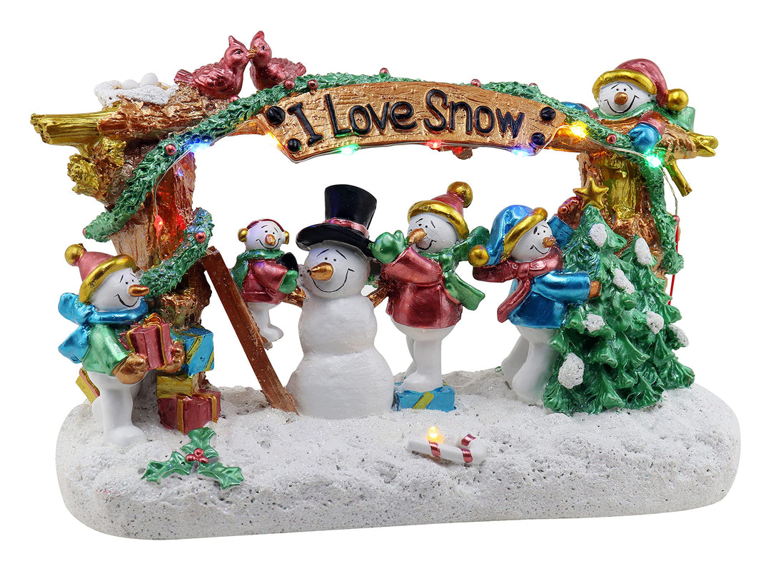 Lighted Snowman Christmas Village - Christmas Village Company