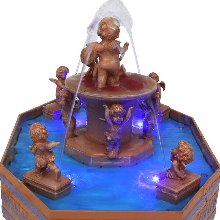 Animated Fountain Scene - Christmas Village Company