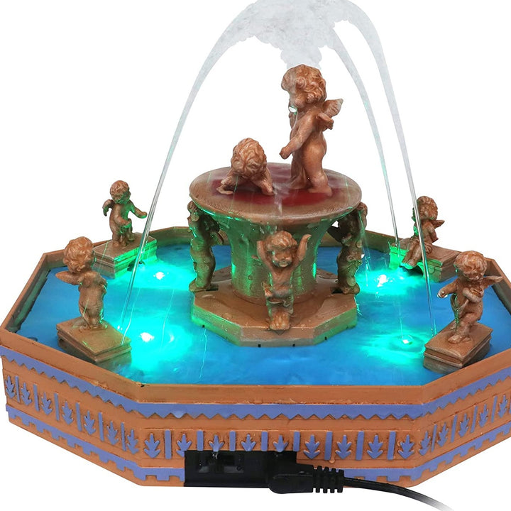 Animated Fountain Scene - Christmas Village Company