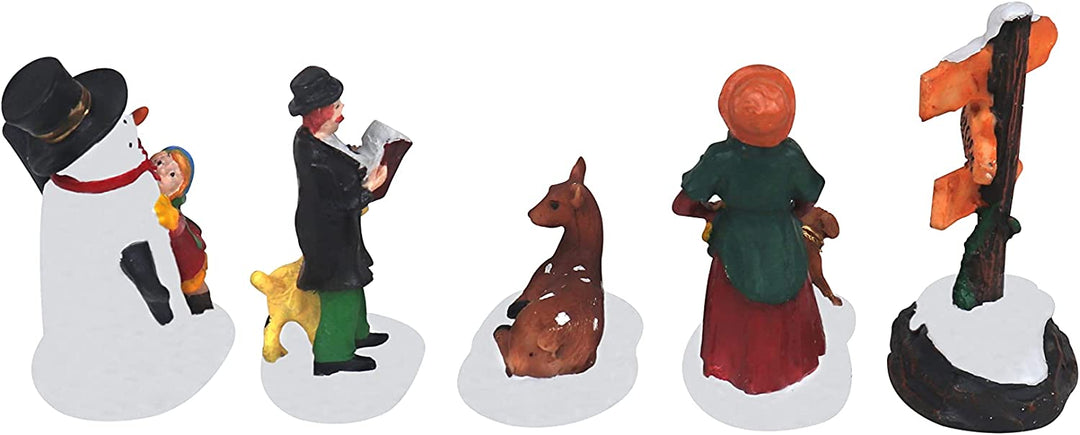 5 Piece Figurine Decoration Set - Christmas Village Company