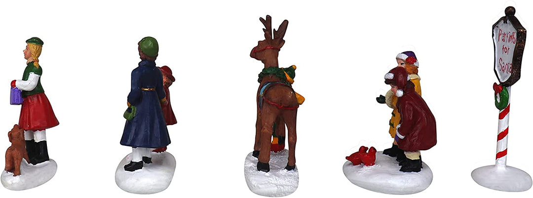 5 Piece Village Figurines Set - Christmas Village Company