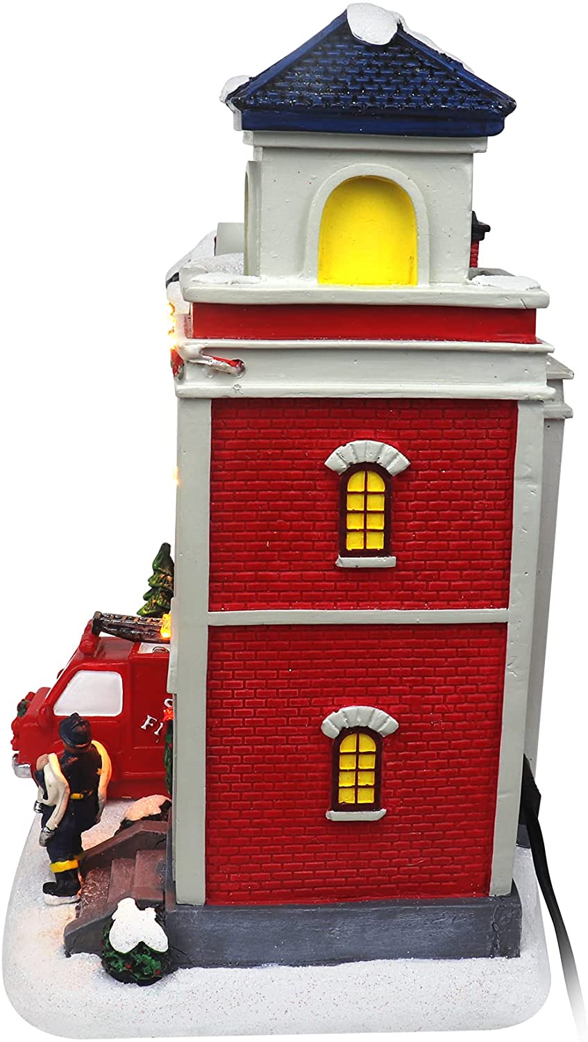 Fire Station - Christmas Village Company