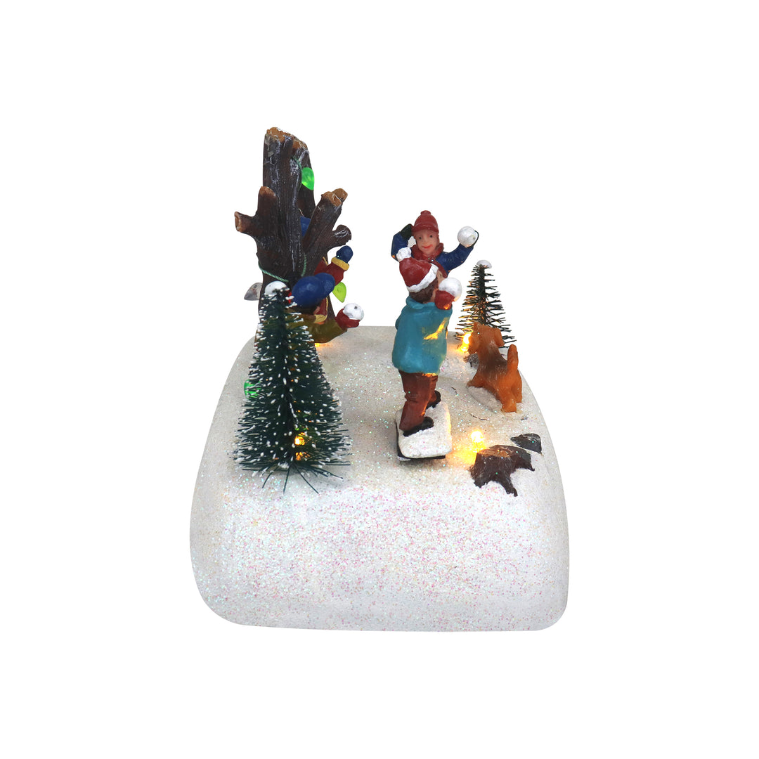 Christmas Snowball Fight - Christmas Village Company